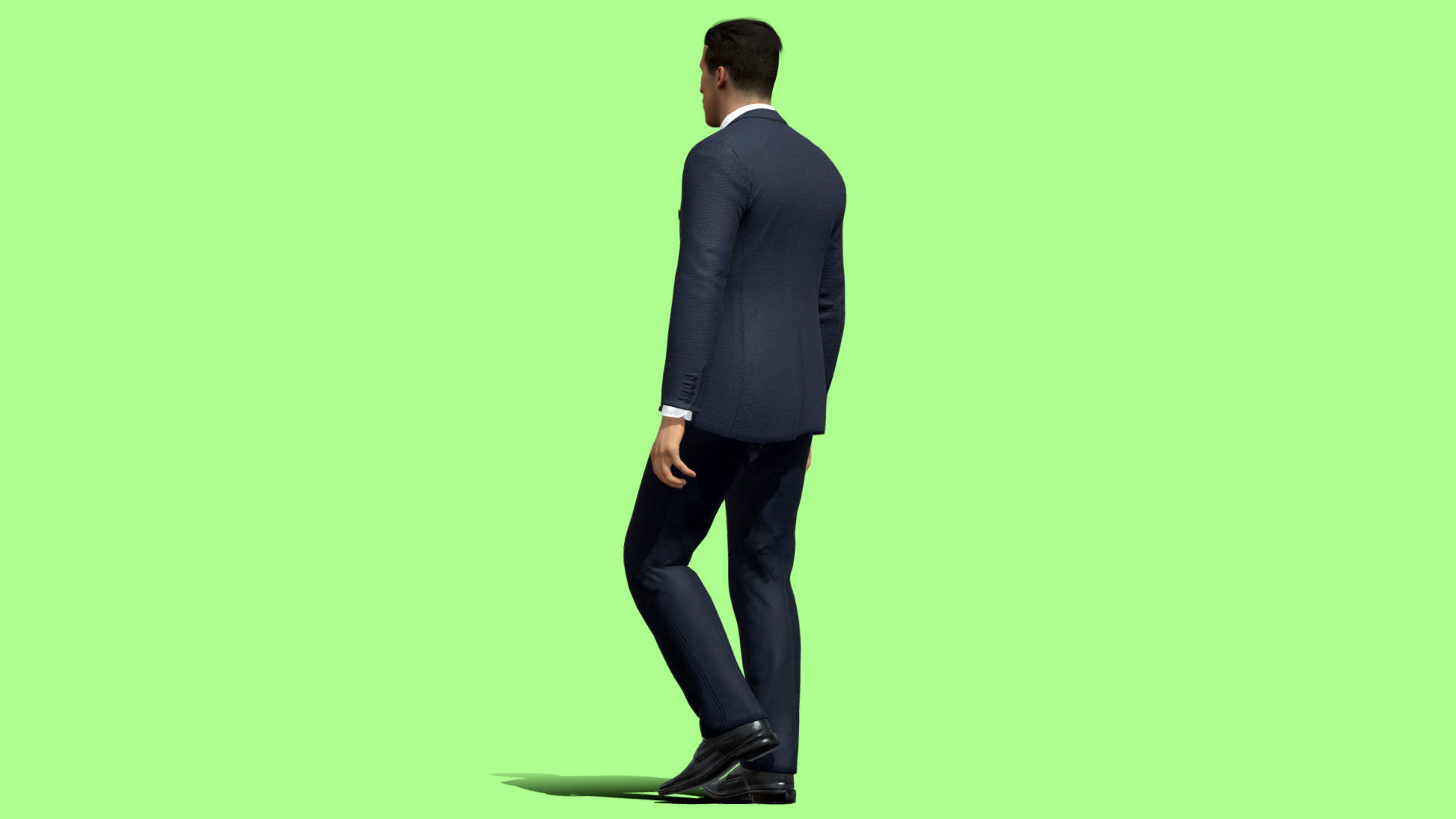 Rigged businessman 3D model_3