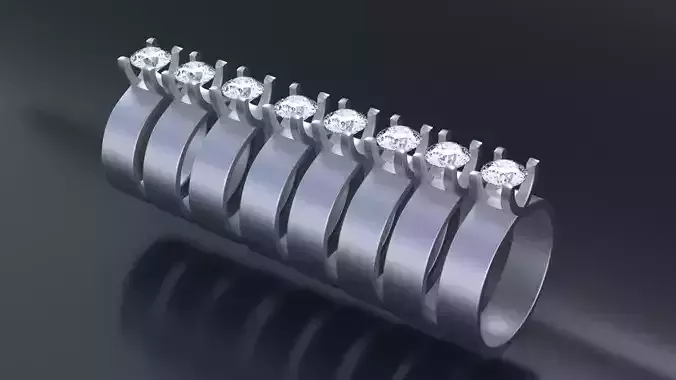 Engagement ring 3D cnc or 