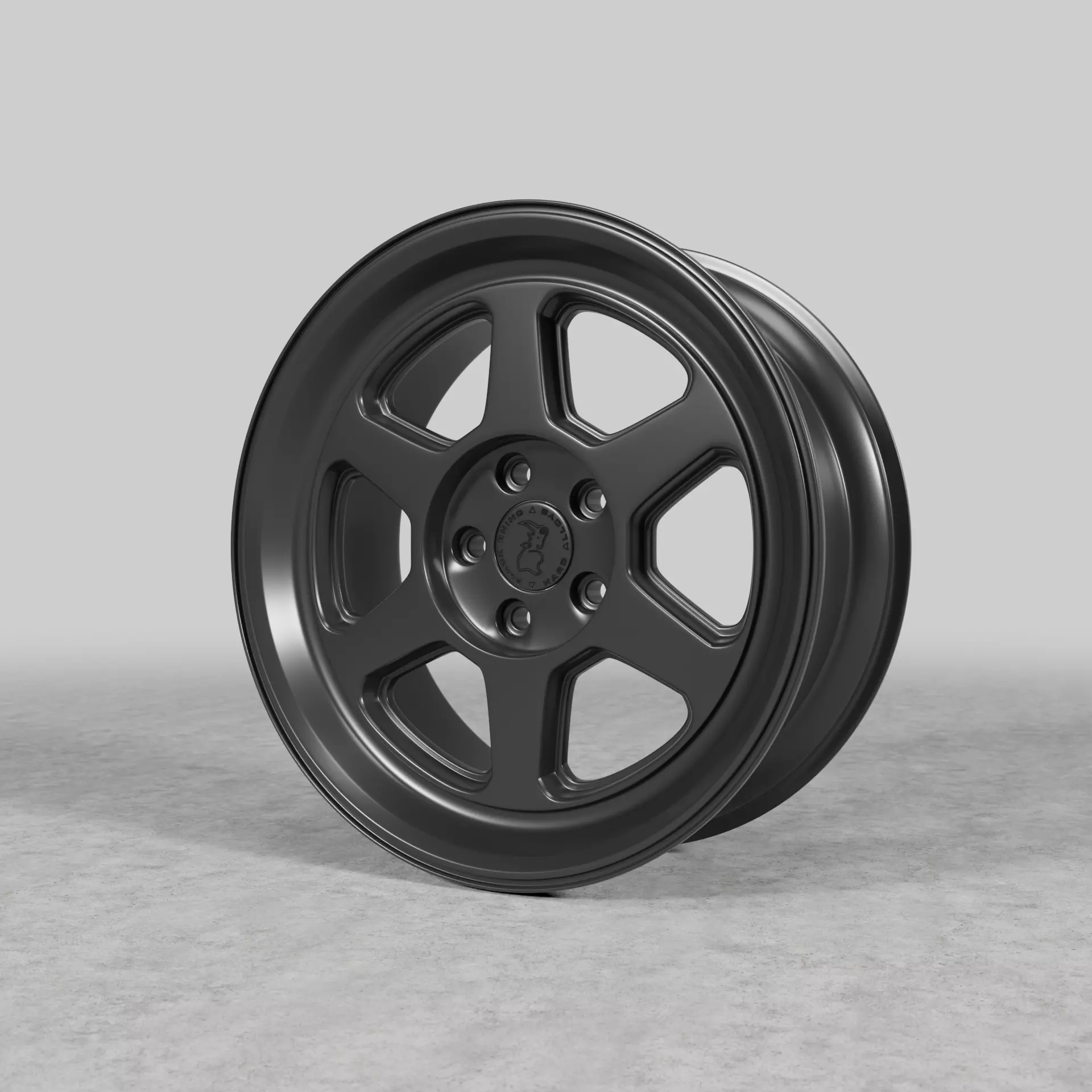Black Rhino Wheels Rumble Rims 3D model 3D model