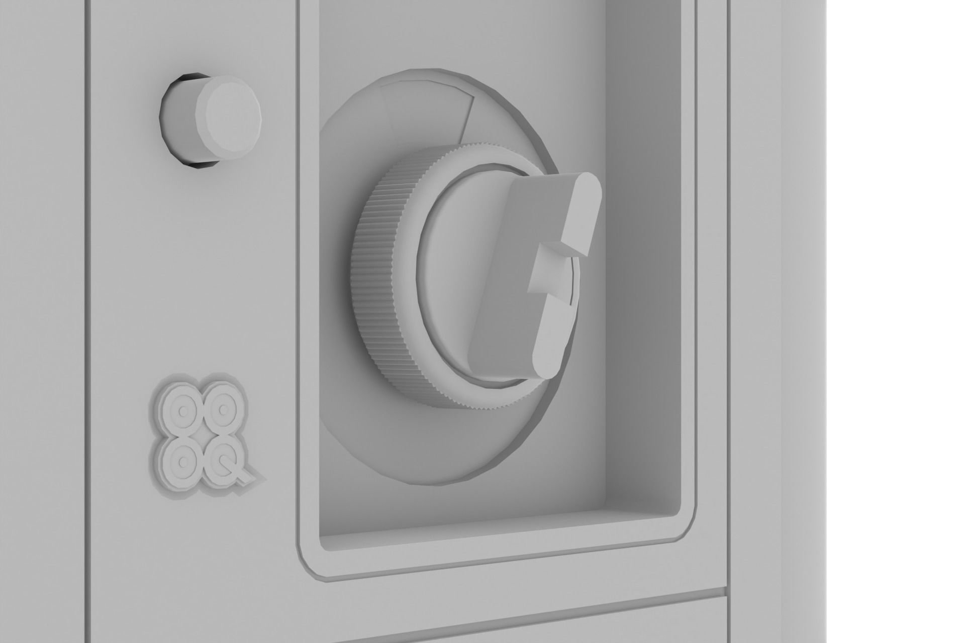 Vintage TV 3D model_12