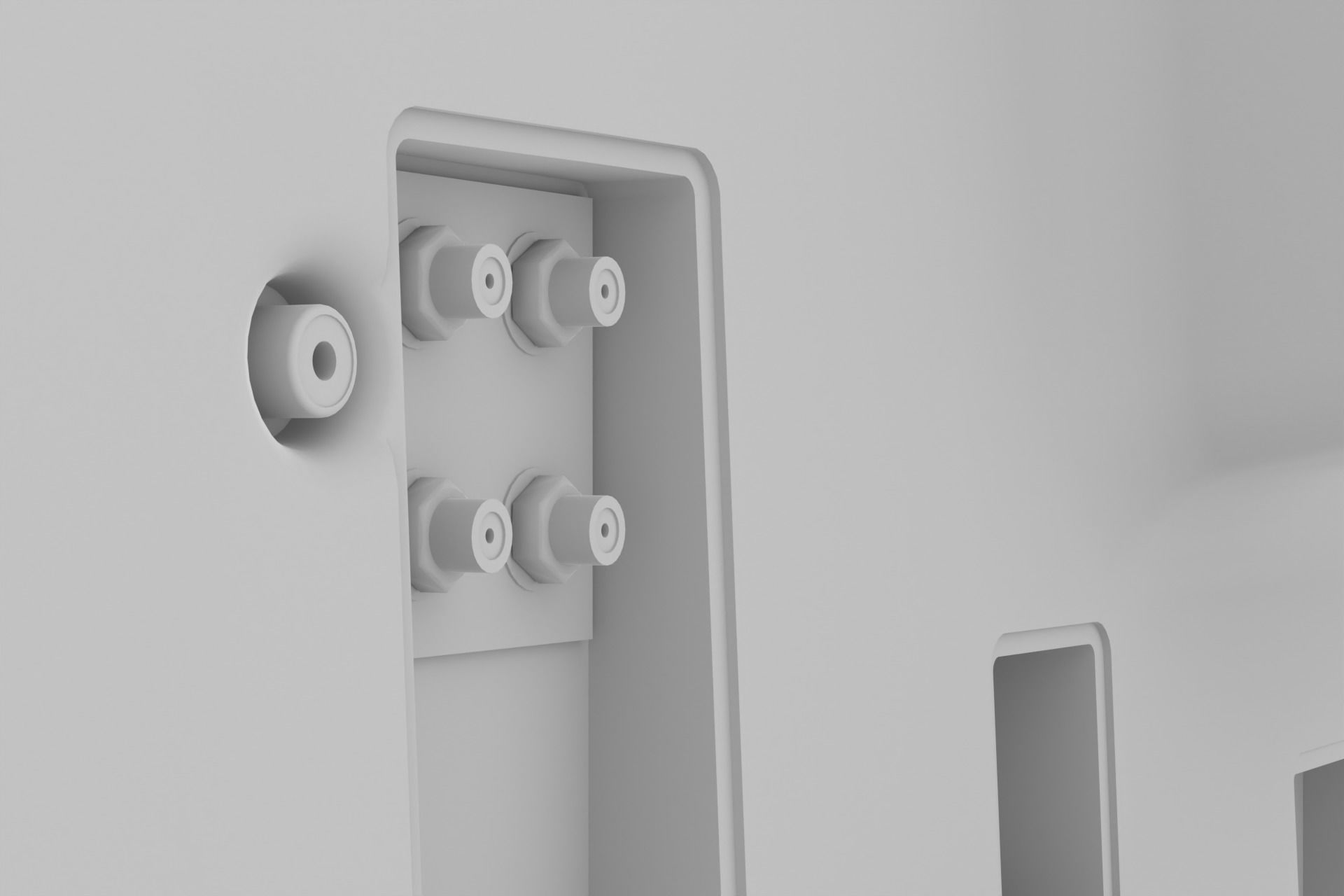 Vintage TV 3D model_14