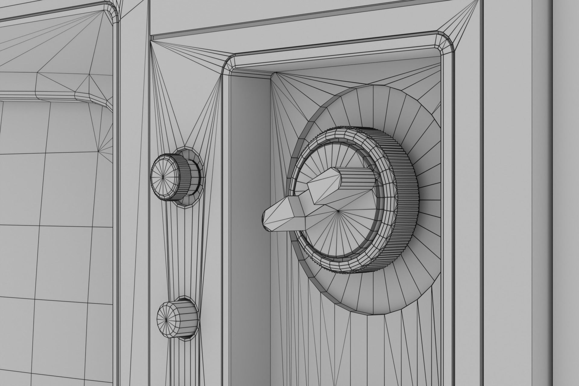 Vintage TV 3D model_19