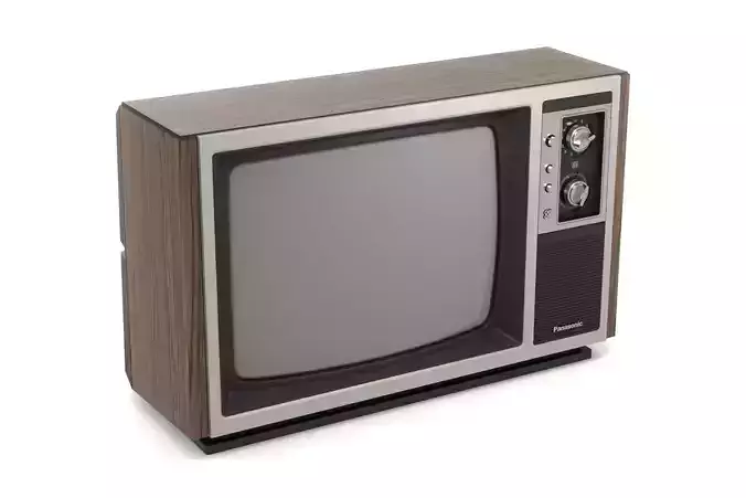 Vintage TV 3D model