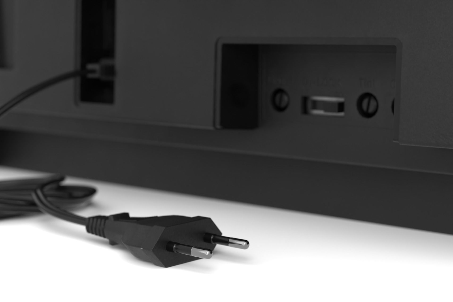 Vintage TV 3D model_8