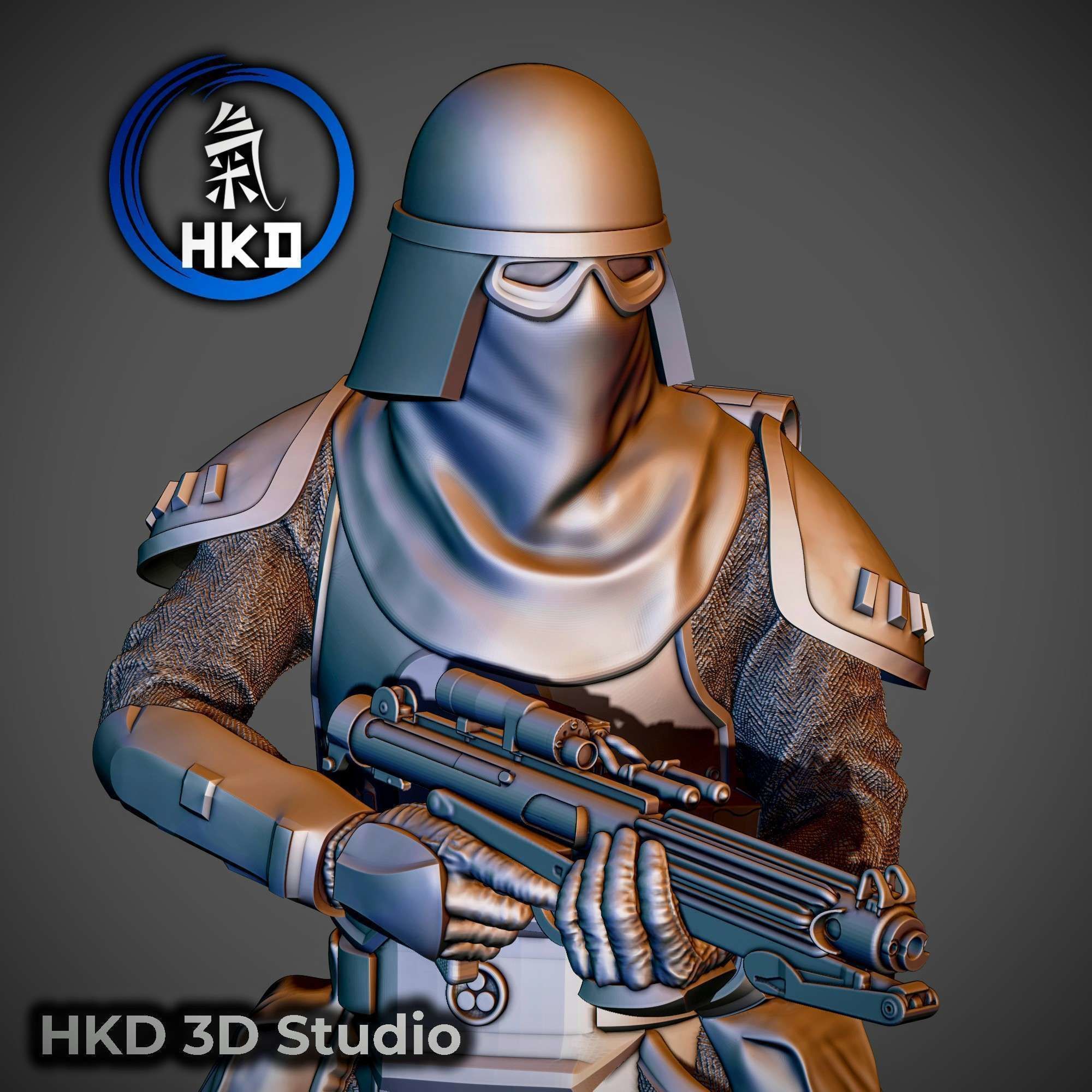 Star wars SnowTrooper Fanart  3D print model_10