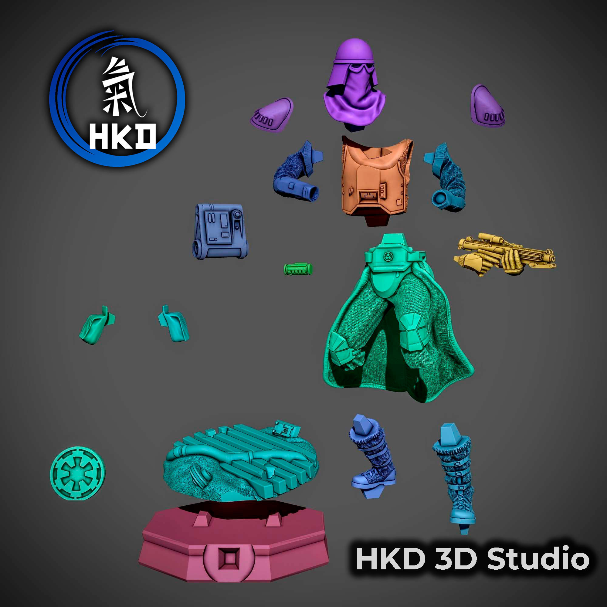 Star wars SnowTrooper Fanart  3D print model_15