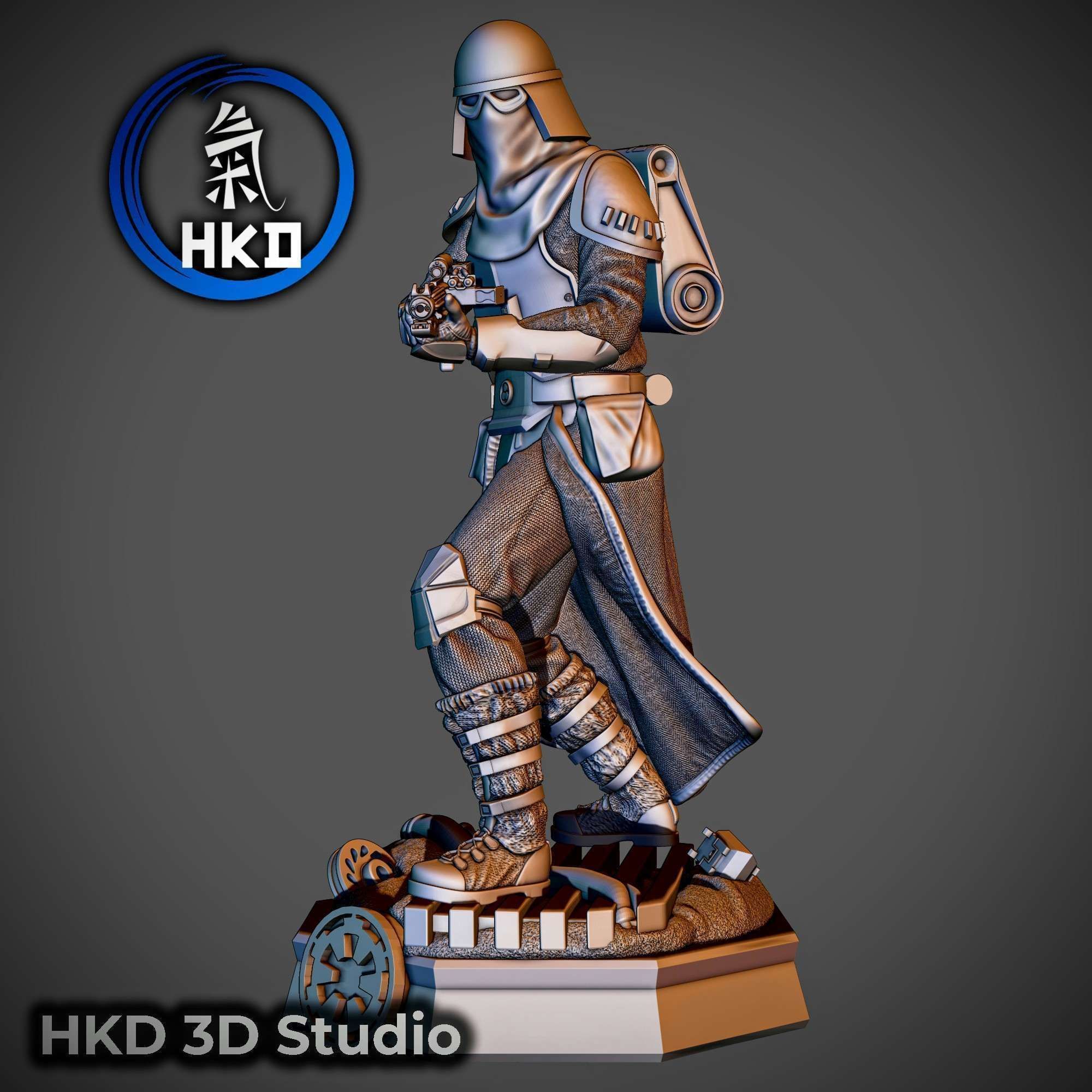 Star wars SnowTrooper Fanart  3D print model_4