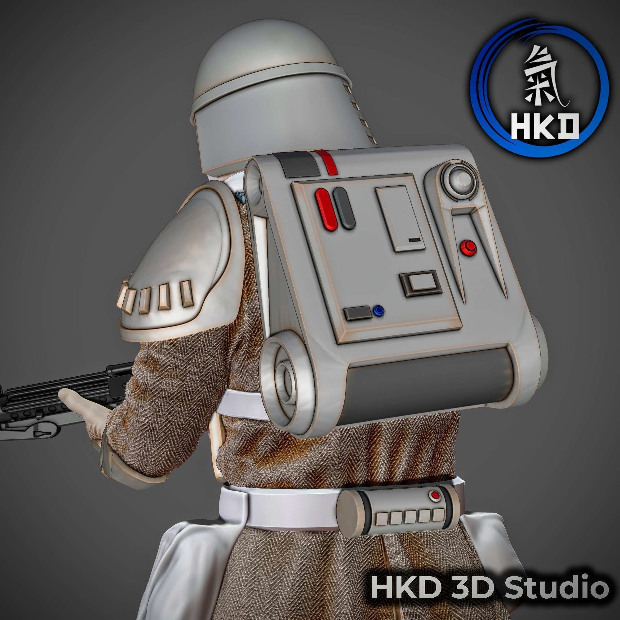Star wars SnowTrooper Fanart  3D print model_13