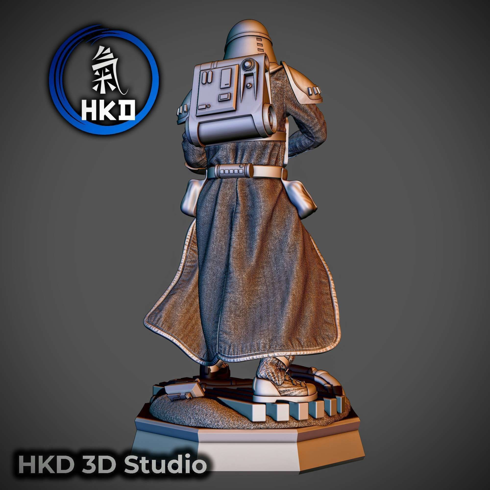 Star wars SnowTrooper Fanart  3D print model_8