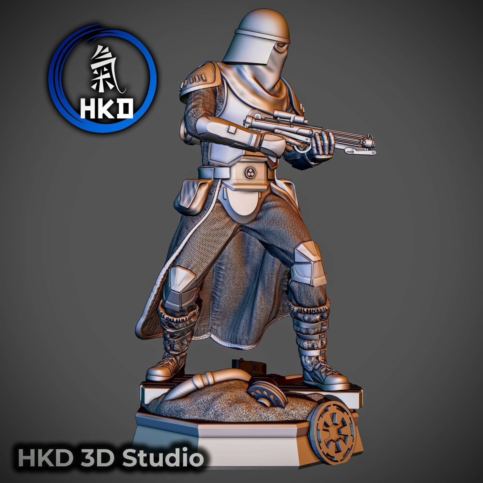 Star wars SnowTrooper Fanart  3D print model_6