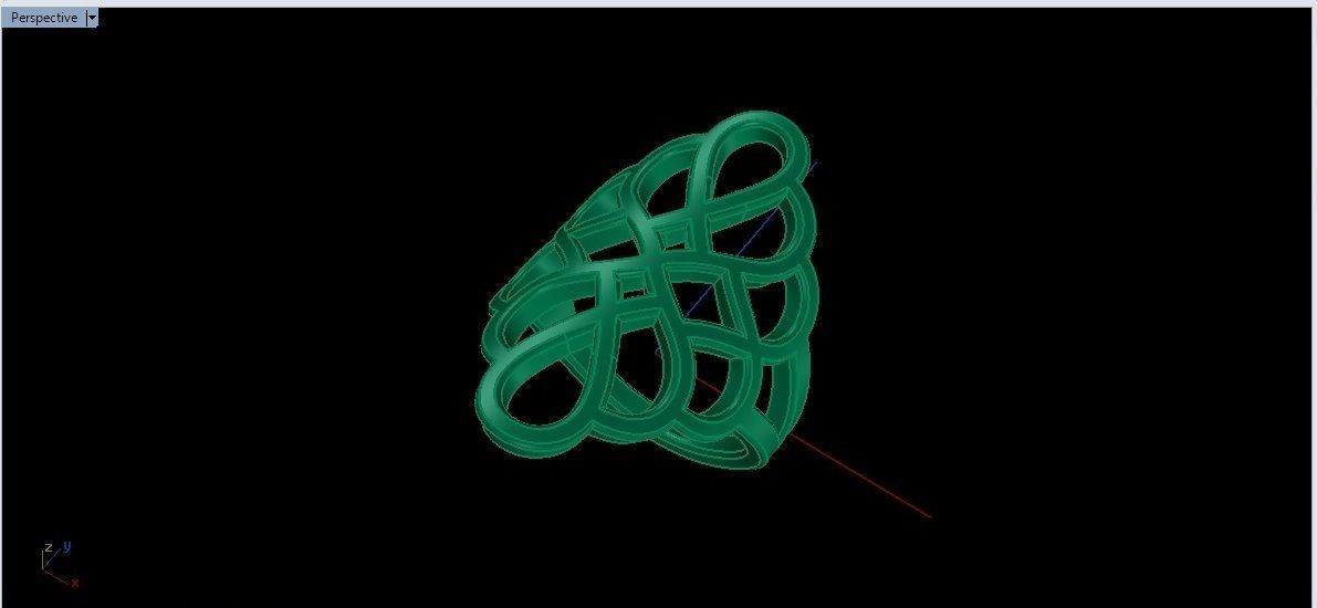 Geometric Ring 3D print model_8