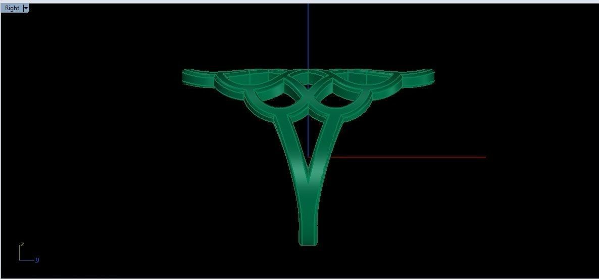 Geometric Ring 3D print model_6