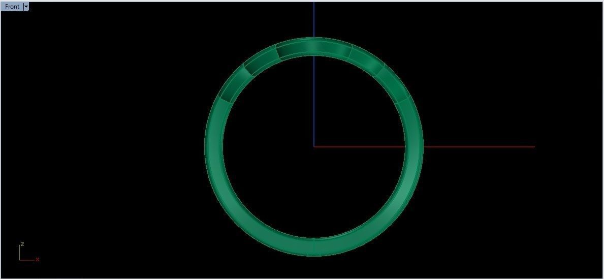 Geometric Ring 3D print model_7