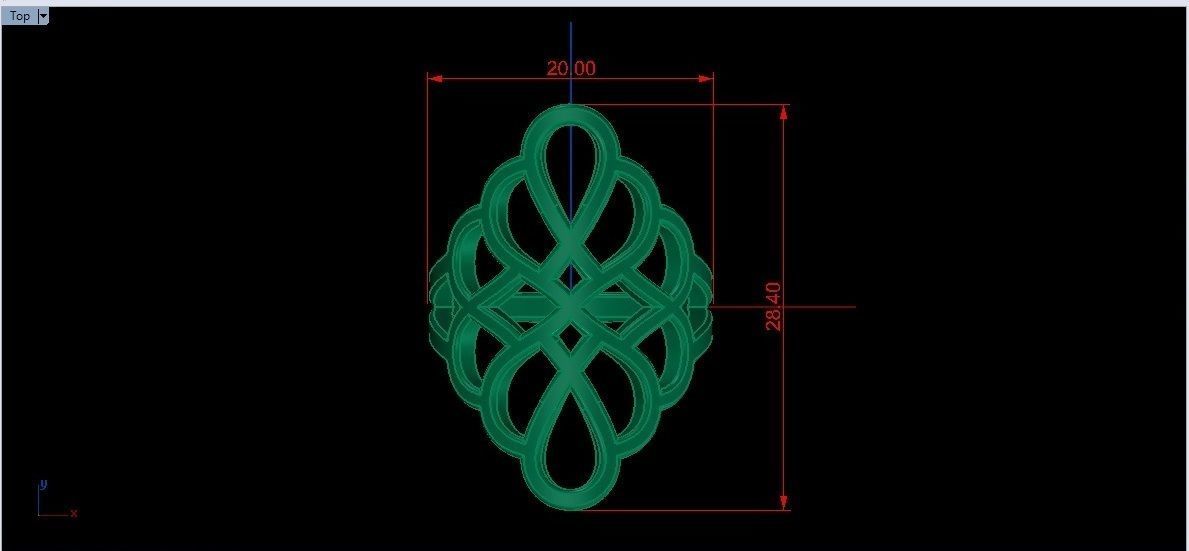 Geometric Ring 3D print model_5