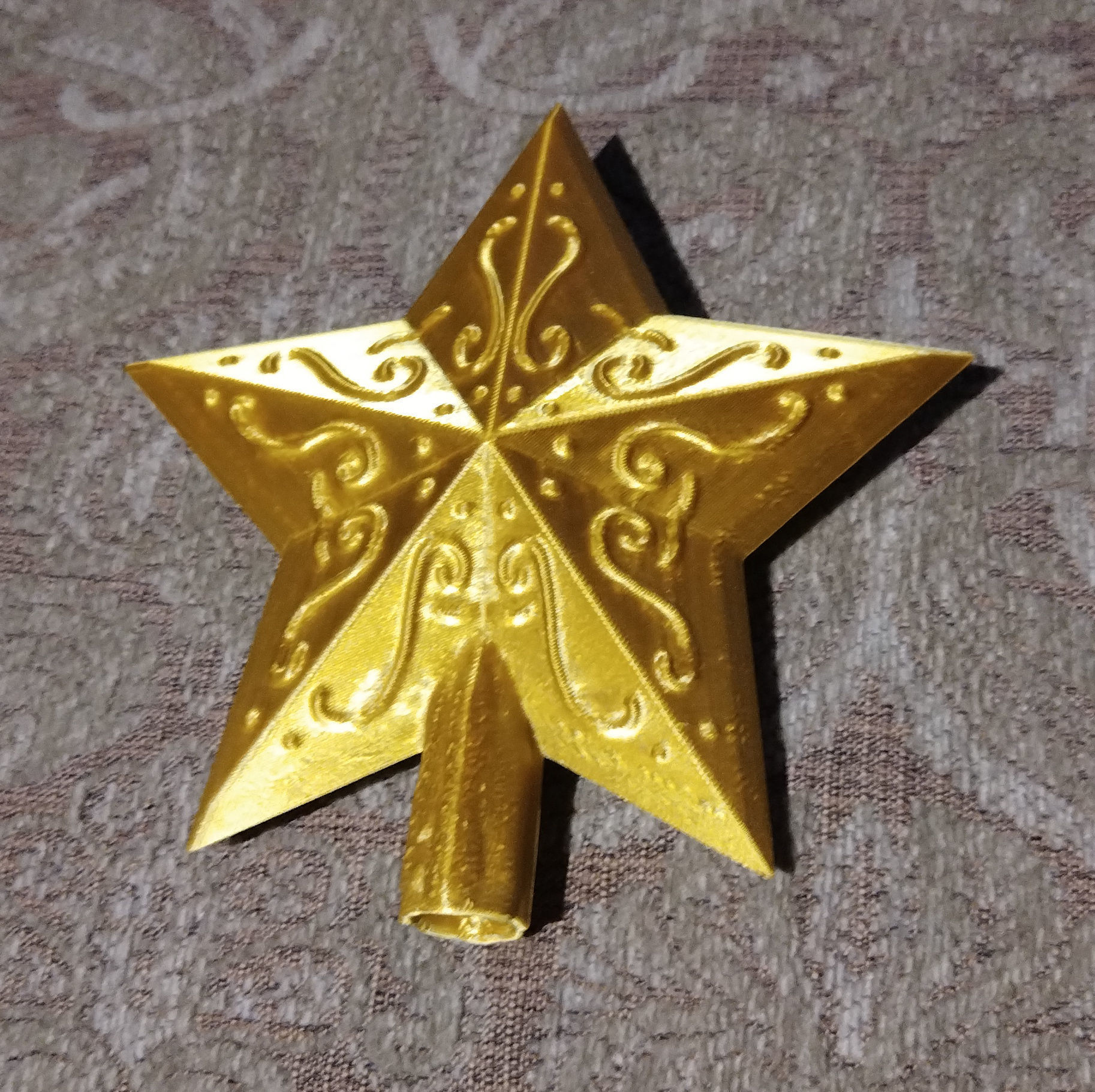 Christmas Tree Star Topper 3D print model_3