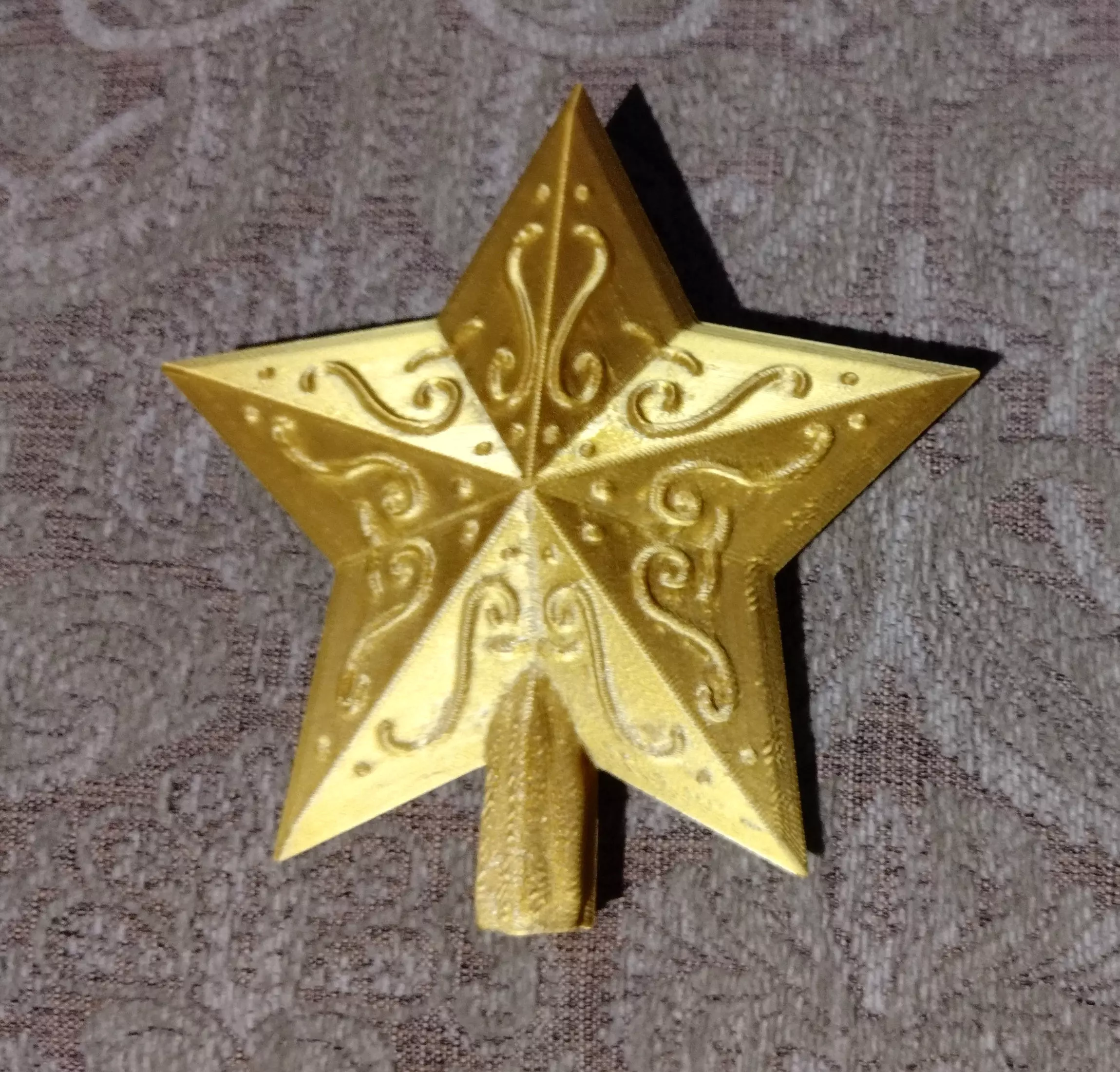 Christmas Tree Star Topper 3D print model_0