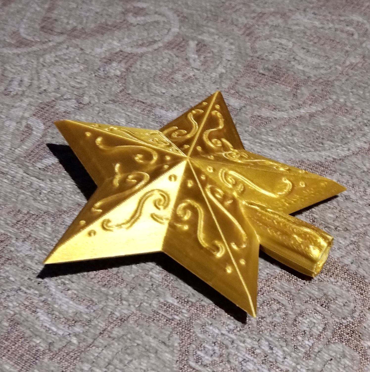 Christmas Tree Star Topper 3D print model_1