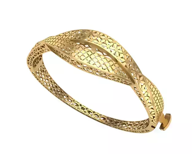 Bracelet 4 gold - plated bangle
