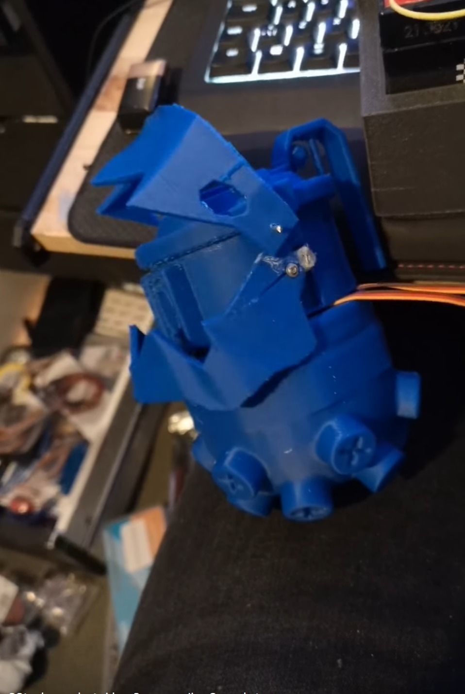 League of Legends Jinx grenade can be motorized with 2x servos 3D print model_2