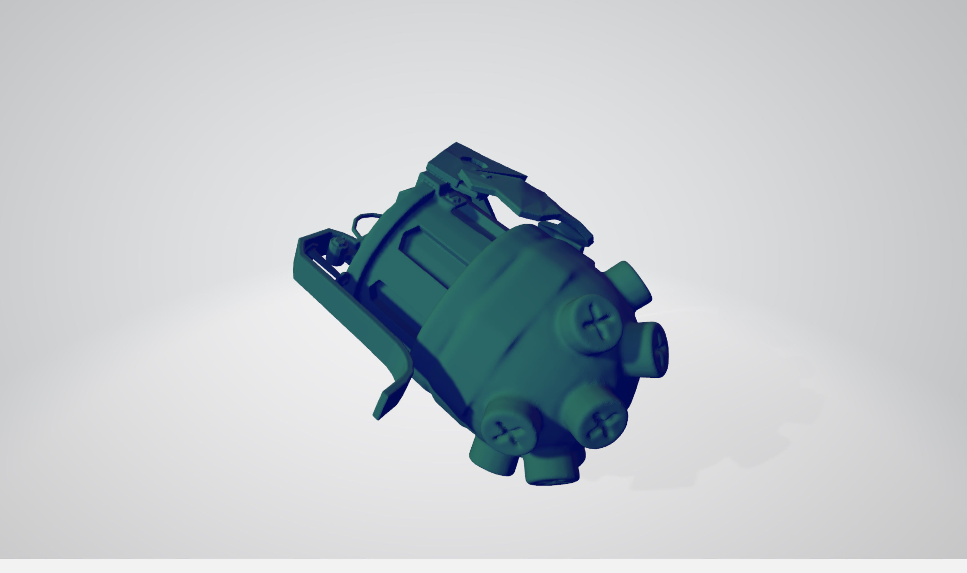 League of Legends Jinx grenade can be motorized with 2x servos 3D print model_11