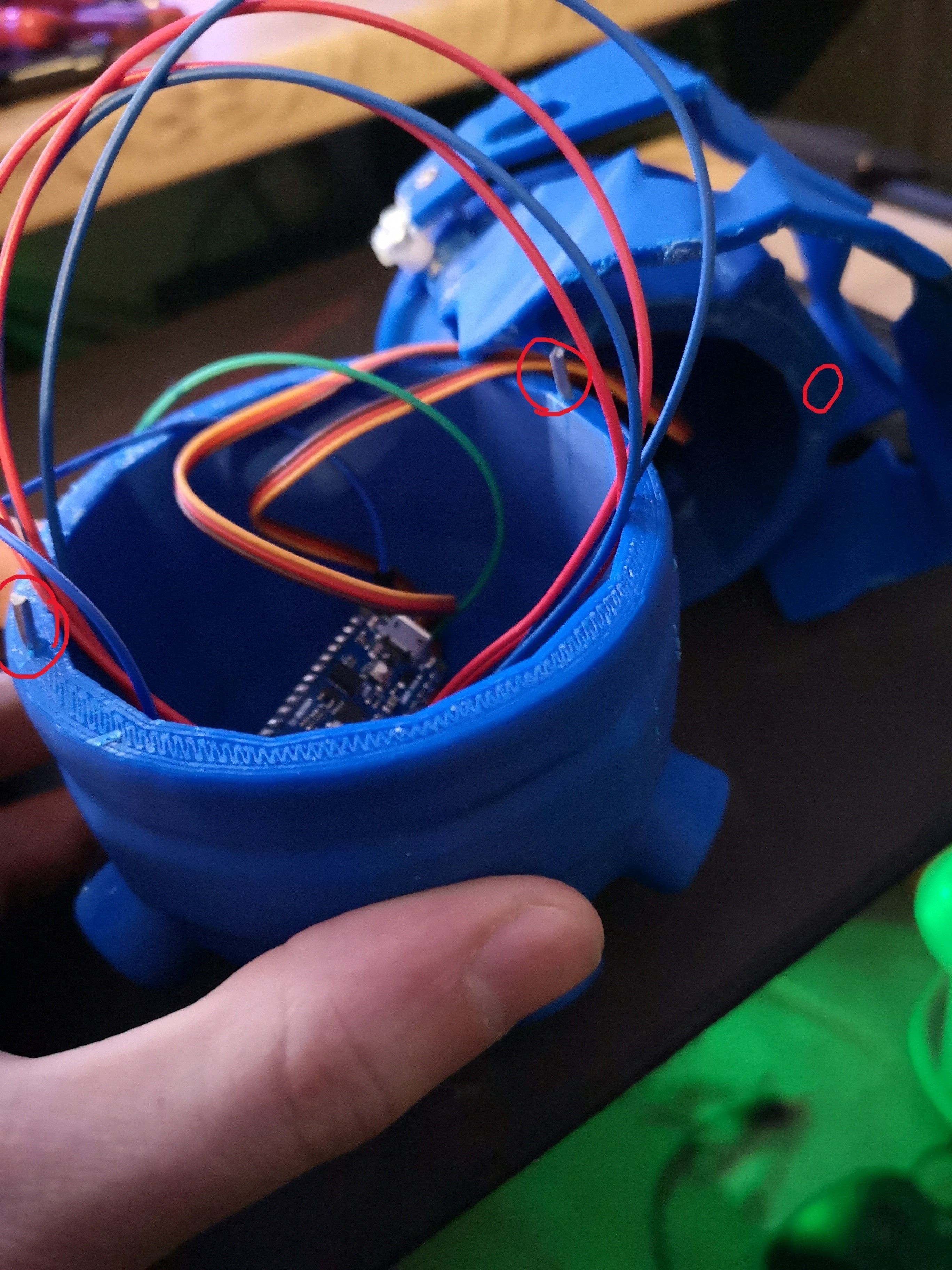 League of Legends Jinx grenade can be motorized with 2x servos 3D print model_7