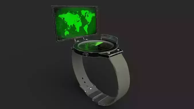 Watch with radar