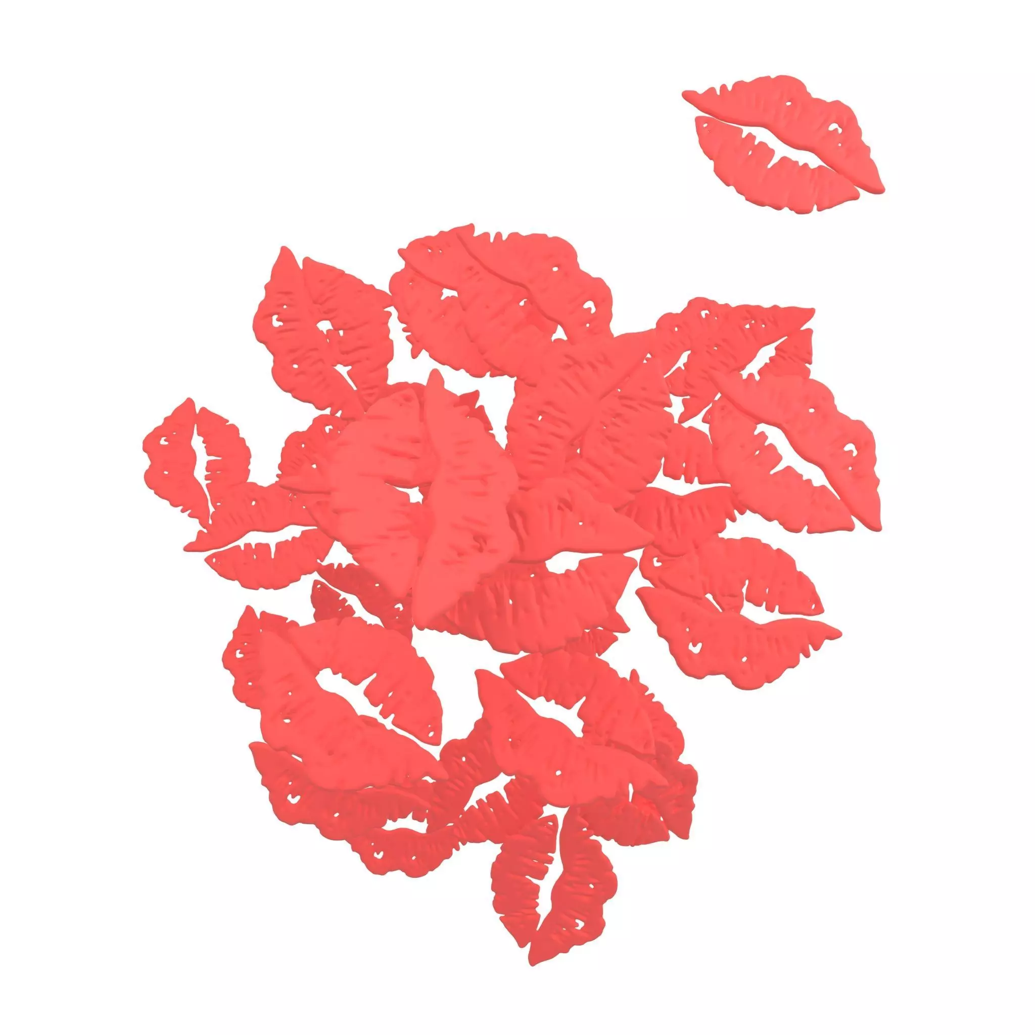 Many Kisses Mark v1 001 3D model_0