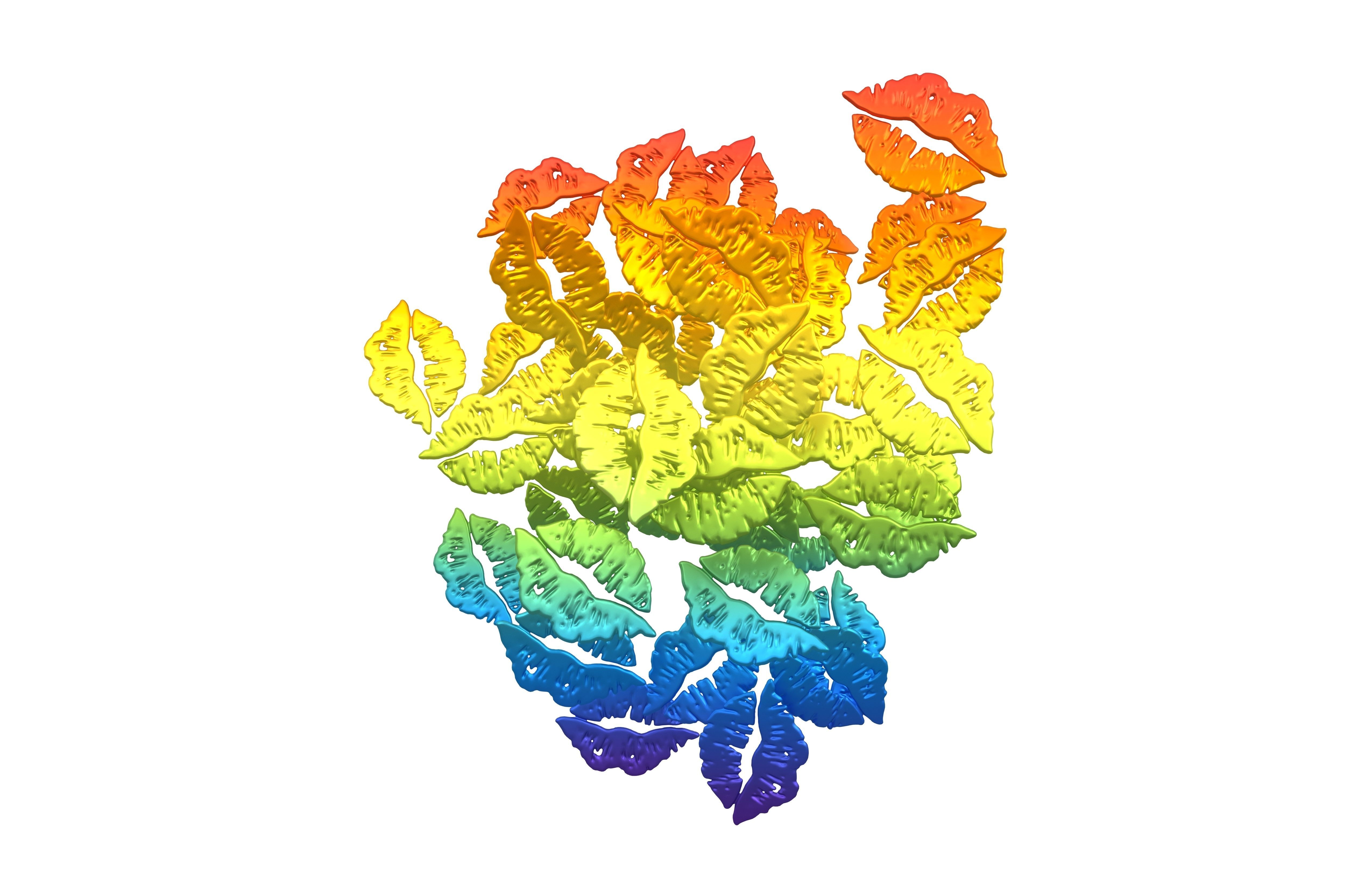 Many Kisses Mark v1 017 3D model_1