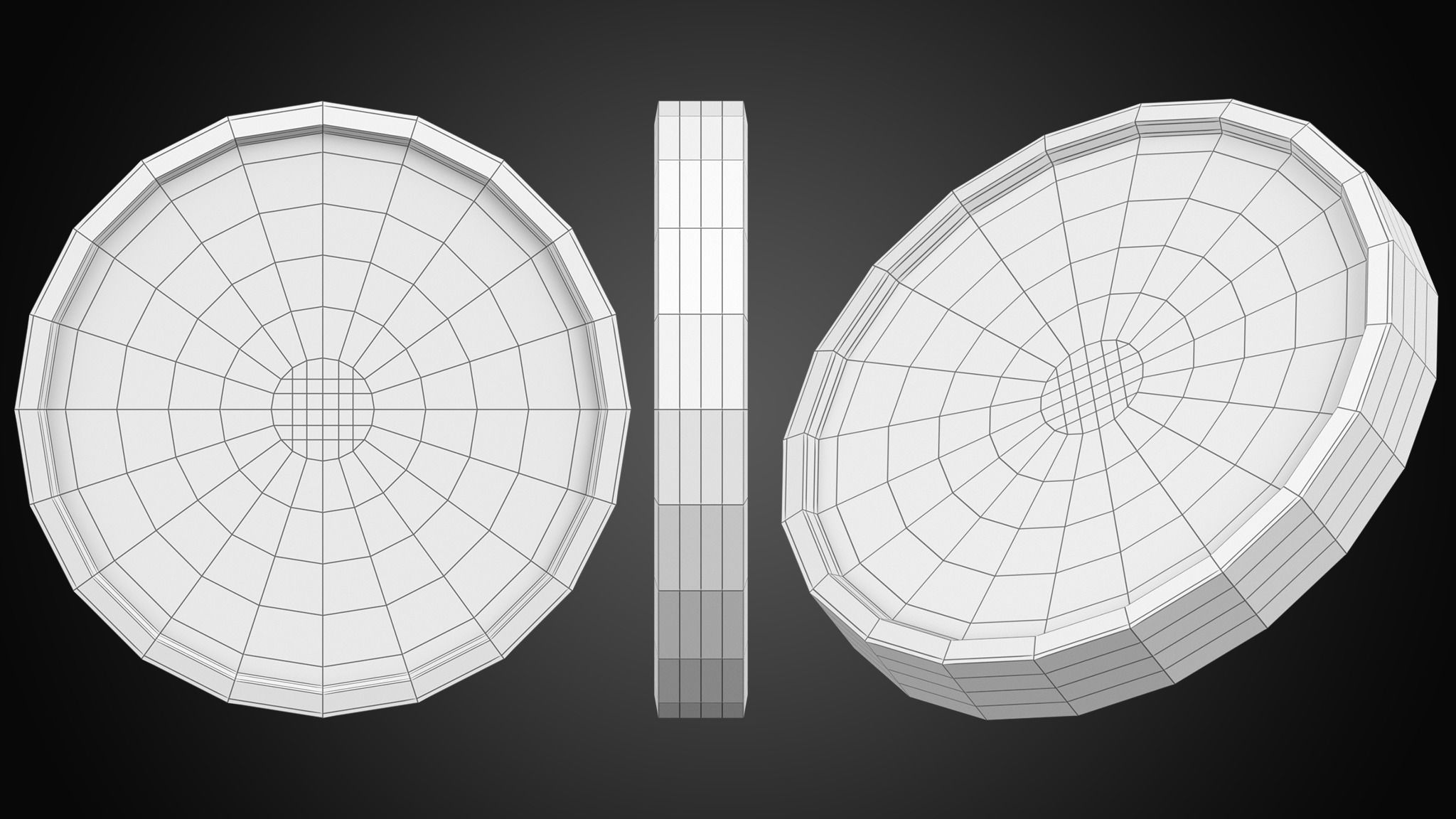 FTT Token 3D model_6