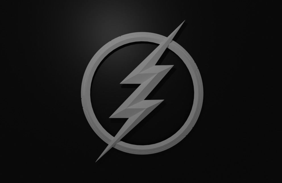 The Flash  Emblem Season 8 3D print model_2
