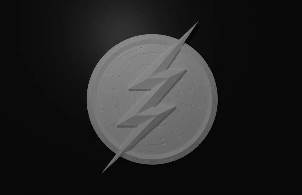 The Flash  Emblem Season 8 3D print model_0