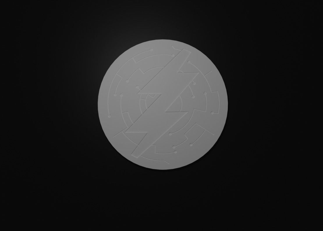 The Flash  Emblem Season 8 3D print model_4