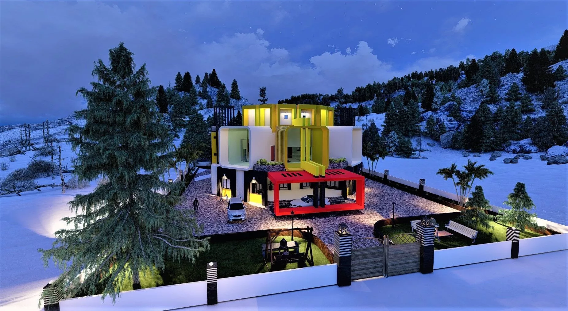 A different home in a location nobody thinks 3D model
