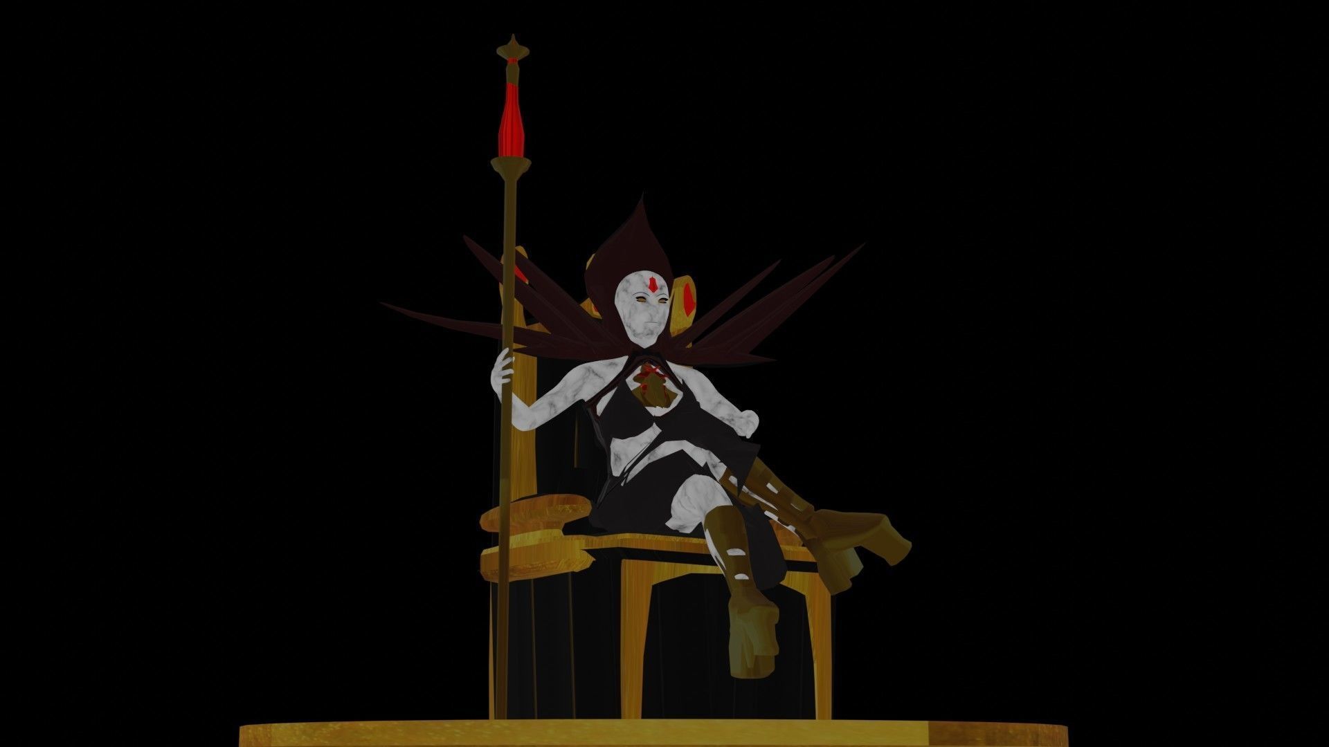 Doom Queen 3D model_1