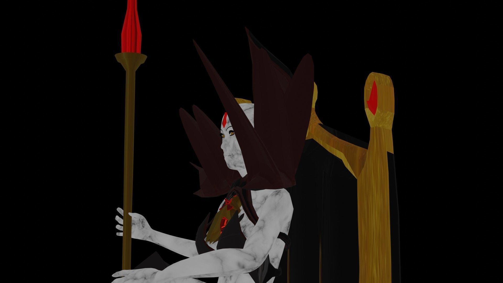Doom Queen 3D model_2