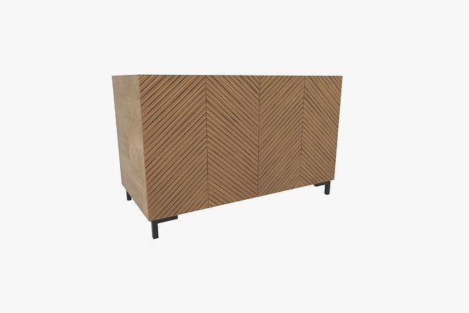 console Table  Low-poly 3D model