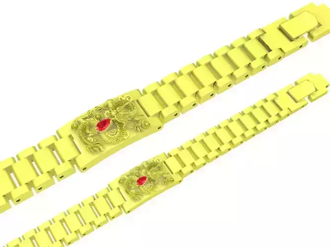 Chinese Dragon Men Bracelets 4178