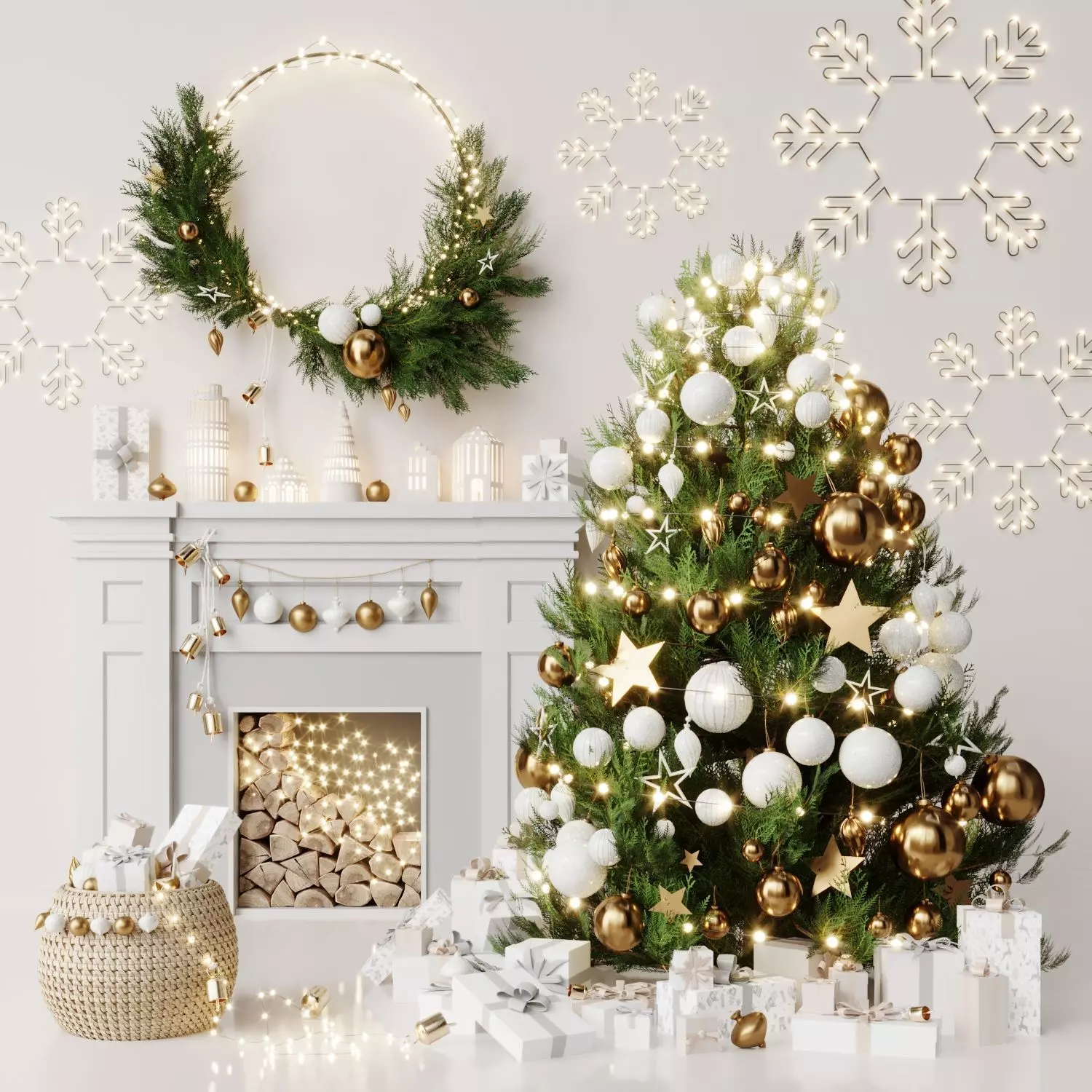 Christmas decoration 3D model_0