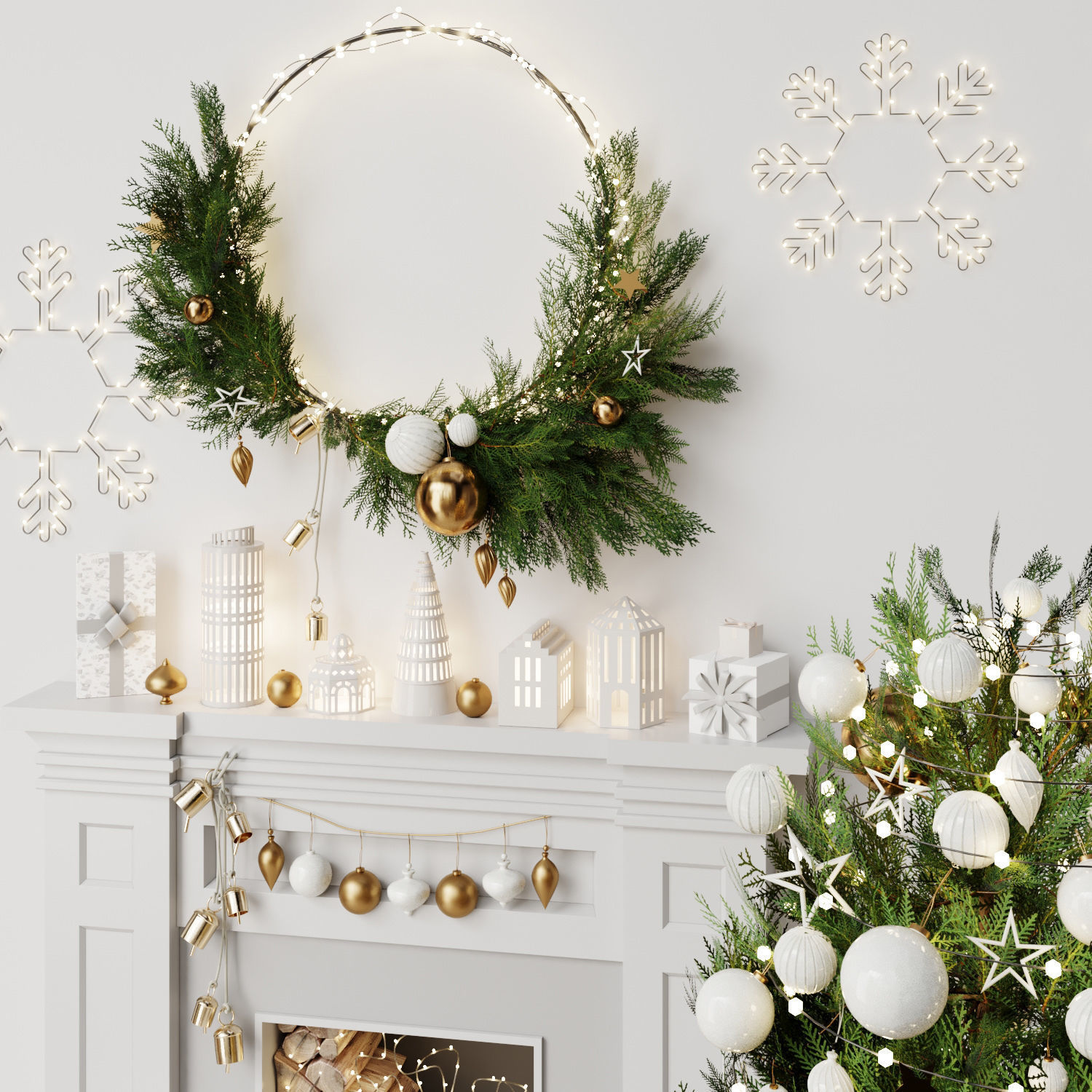 Christmas decoration 3D model_2