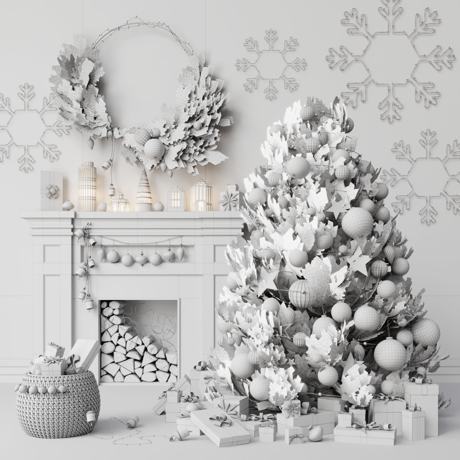 Christmas decoration 3D model_4