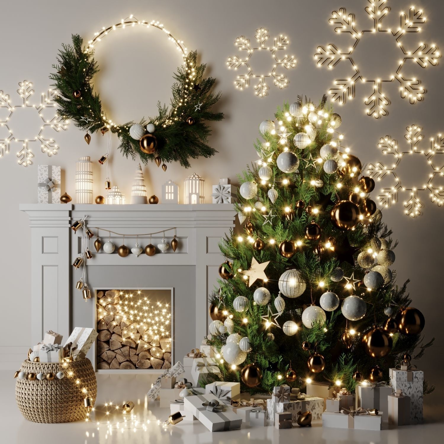 Christmas decoration 3D model_1