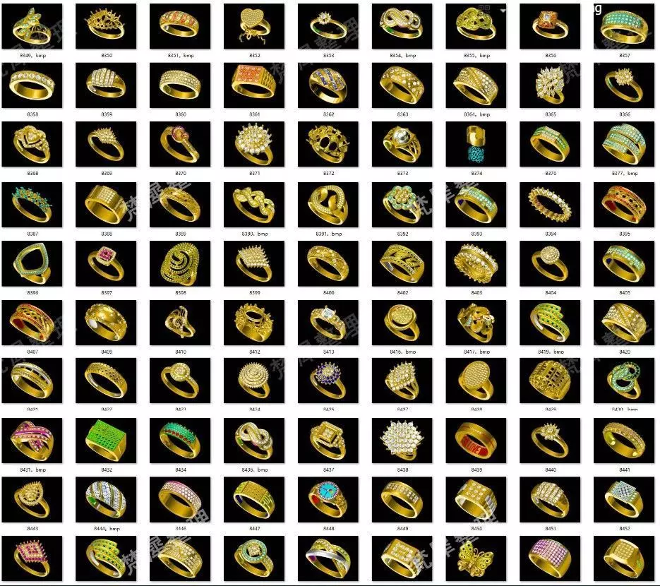 GENERAL JEWELRY 2023 with 12000 samples 3D print model