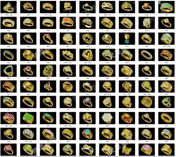 GENERAL JEWELRY 2023 with 12000 samples 3D print model