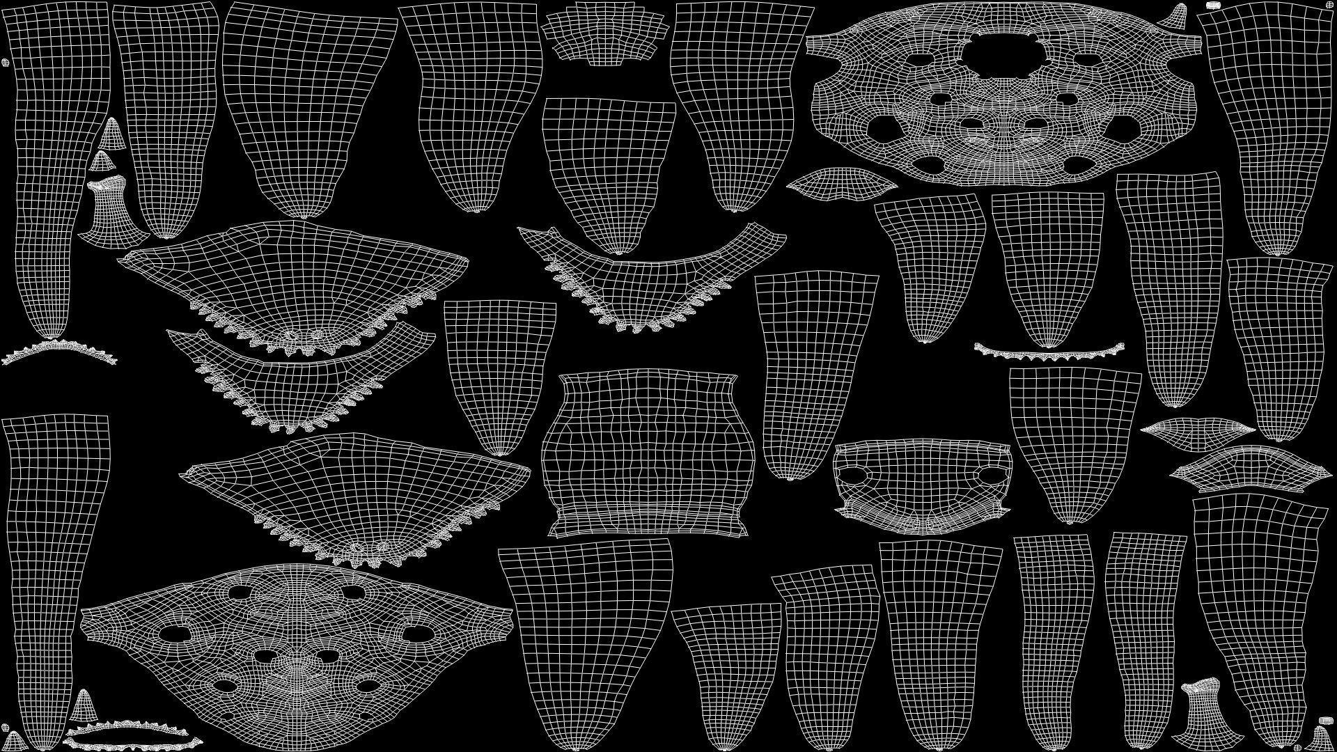 Sea Monster Low-Poly game-ready animated 3D model Low-poly 3D model_32