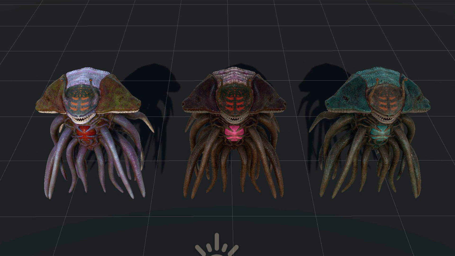 Sea Monster Low-Poly game-ready animated 3D model Low-poly 3D model_22