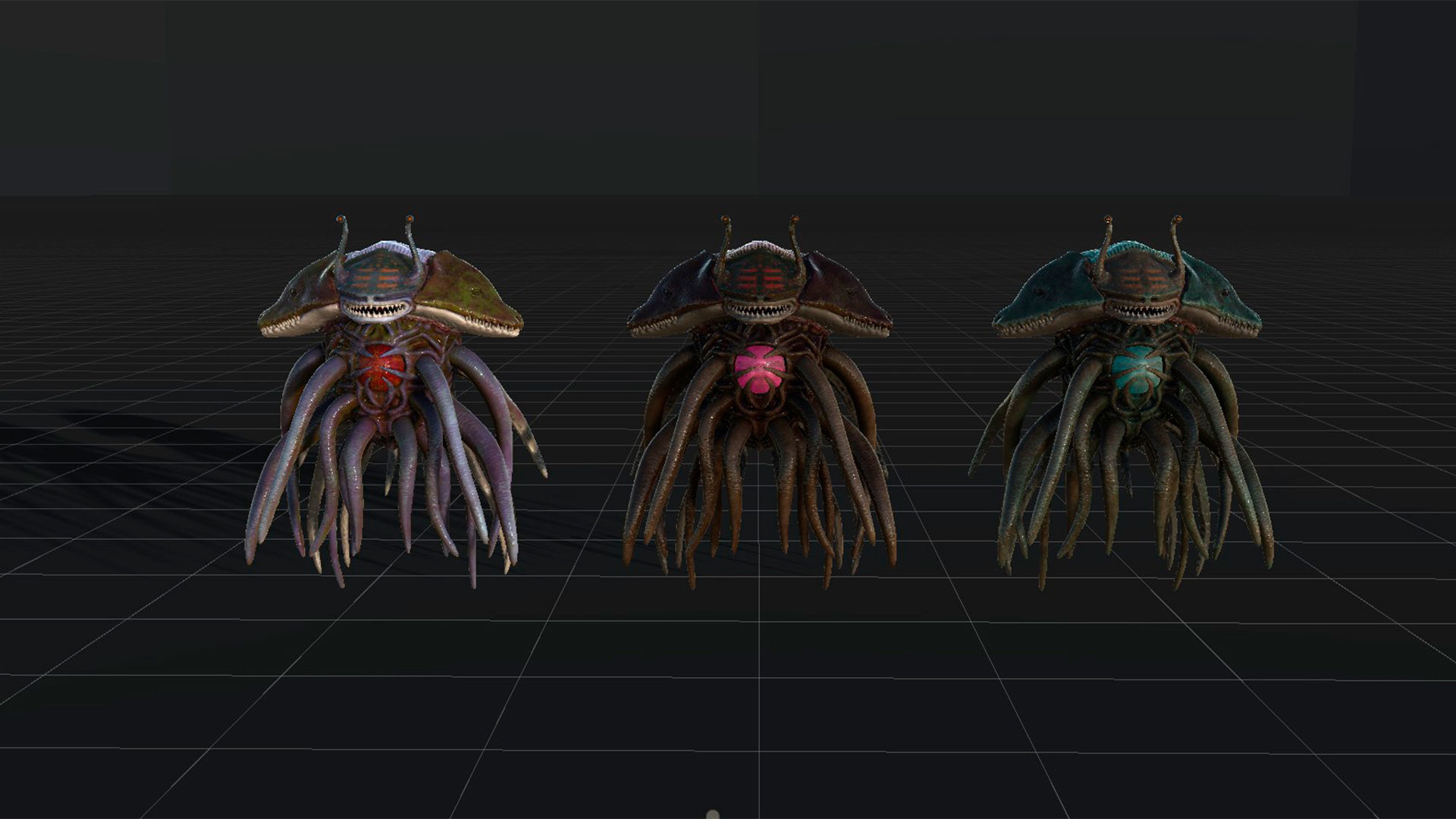 Sea Monster Low-Poly game-ready animated 3D model Low-poly 3D model_21