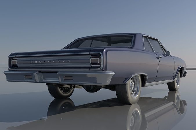 Chevrolet Chevelle 1965  3D print model 4