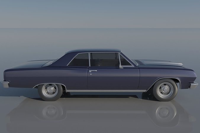 Chevrolet Chevelle 1965  3D print model 6