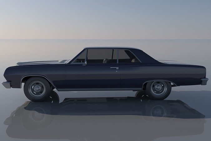 Chevrolet Chevelle 1965  3D print model 2