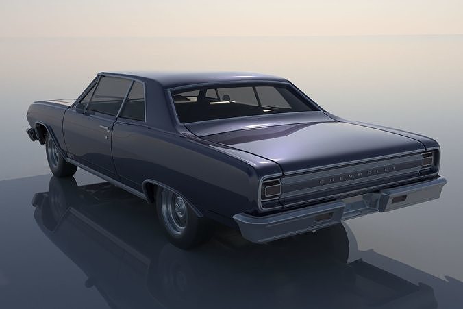 Chevrolet Chevelle 1965  3D print model 3